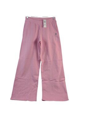 NEW Hollister Women's Pink Wide-Leg Sweatpants XS Soft Cotton Blend Lounge Wear